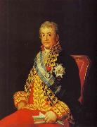 Francisco Jose de Goya Portrait of Jose Antonio, Marques Caballero Kepmasa oil painting